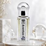 Aventus C premium perfume oil 6ml in elegant crystal style bottle with luxury white background.