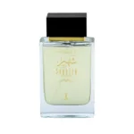 J. Shaheer For Men Eau De Parfum perfume bottle with luxury black and gold packaging.