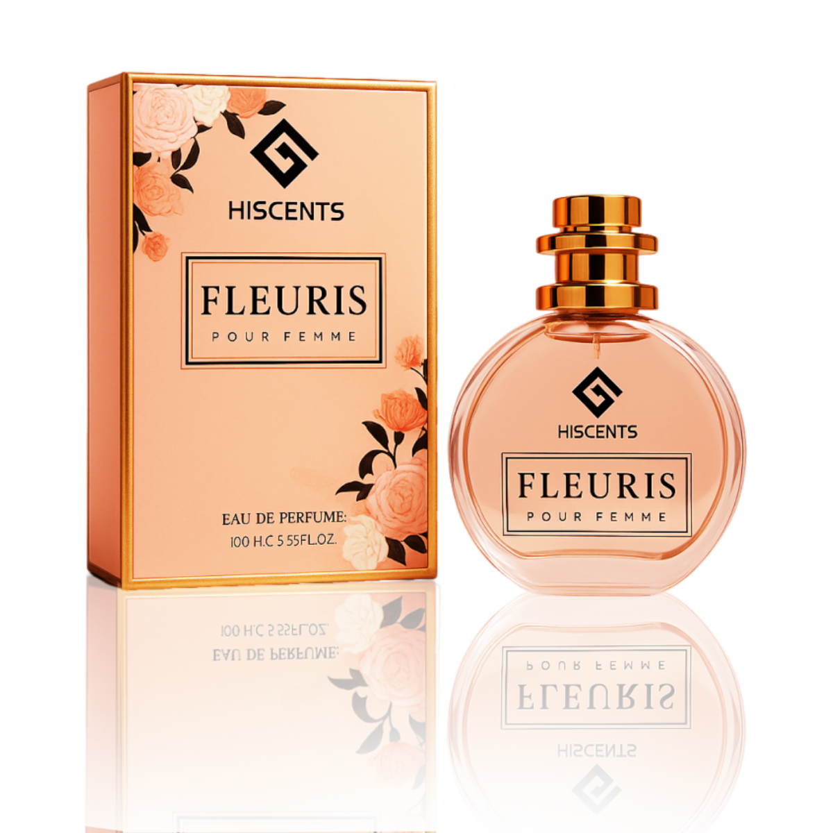 Hiscents Fleuris Pour Femme Eau De Parfum 100ml Long Lasting Floral Perfume for Women