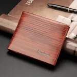 Premium Multicolor Leather Wallet for Men with Card Slots and Cash Compartments