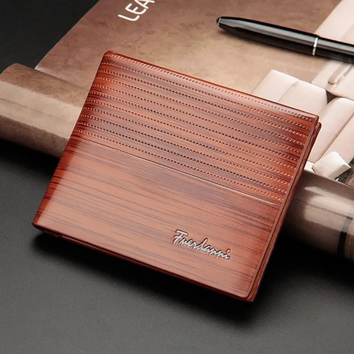 Premium Multicolor Leather Wallet for Men with Card Slots and Cash Compartments